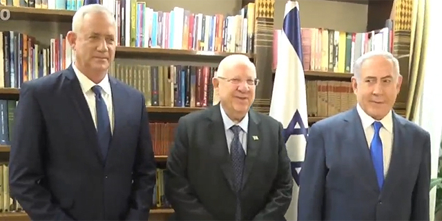 נתניהו וגנץ נועדו אצל הנשיא: "צעדנו צעד משמעותי"