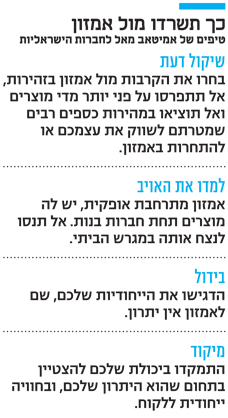 כך תשרדו מול אמזון כך תשרדו מול אמזון