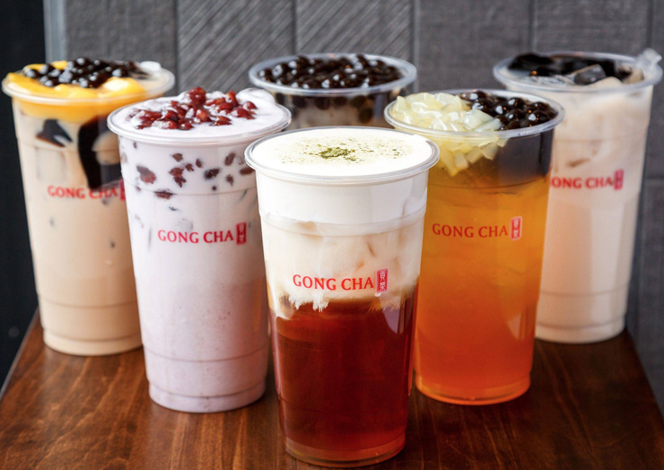 תה בועות של בית התה Gong cha, טייוואן תה בועות של בית התה Gong cha, טייוואן