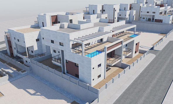 דיירי הפנטהאוזים יהנו מבריכות צמודות. הדמיה של הפרויקט דיירי הפנטהאוזים יהנו מבריכות צמודות. הדמיה של הפרויקט