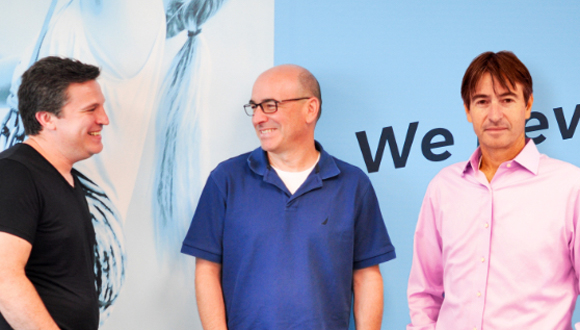 Next Insurance co-founders Alon Huri, (left), Nissim Tapiro and Guy Goldstein. Photo: PR
