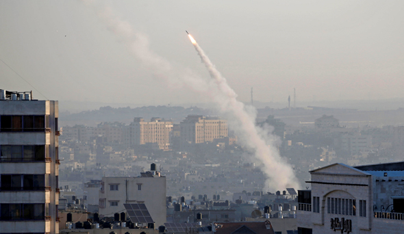 Rocket fired from Gaza. Photo: Reuters Rocket fired from Gaza. Photo: Reuters