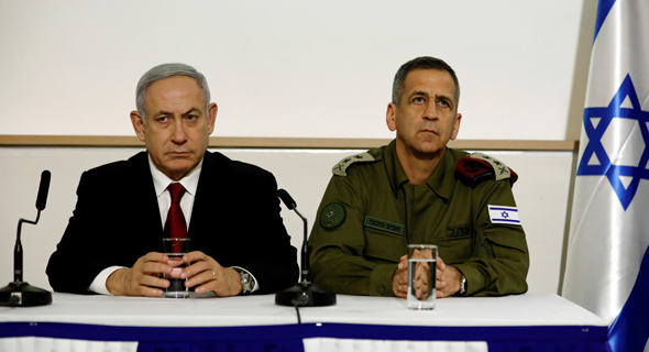הרמטכ"ל אביב כוכבי ובנימין נתניהו הרמטכ"ל אביב כוכבי ובנימין נתניהו