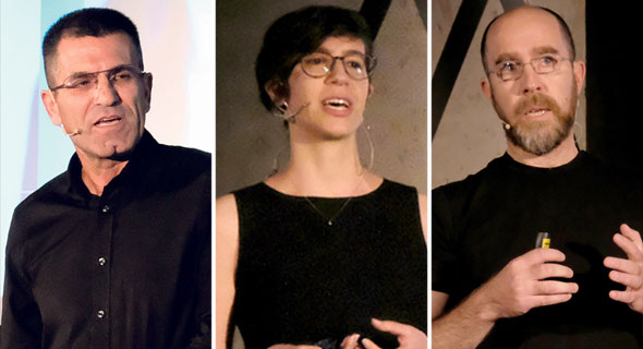 מימין: ד"ר נעם סלונים, מיה אופיר מגנט, אייל ברזילי מימין: ד"ר נעם סלונים, מיה אופיר מגנט, אייל ברזילי