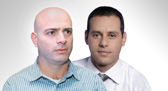 מימין: מנכ"ל הפניקס אייל בן סימון ויו"ר הלמן־אלדובי רמי דרור מימין: מנכ"ל הפניקס אייל בן סימון ויו"ר הלמן־אלדובי רמי דרור