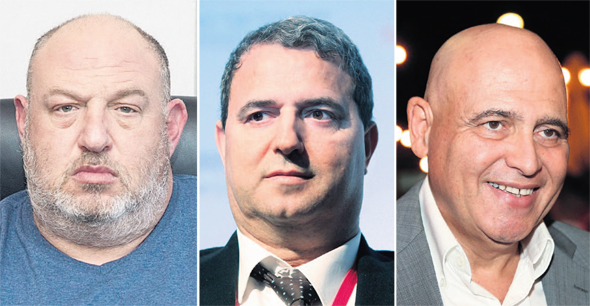 מימין: דוד פתאל, הבעלים של רשת המלונות פתאל; אלי אלעזרא, הבעלים של הכשרה ביטוח והראל ויזל, הבעלים של קבוצת פוקס מימין: דוד פתאל, הבעלים של רשת המלונות פתאל; אלי אלעזרא, הבעלים של הכשרה ביטוח והראל ויזל, הבעלים של קבוצת פוקס