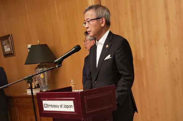 NTT Chairman Shinohara Hiromichi. Photo: Adi Pick NTT Chairman Shinohara Hiromichi. Photo: Adi Pick