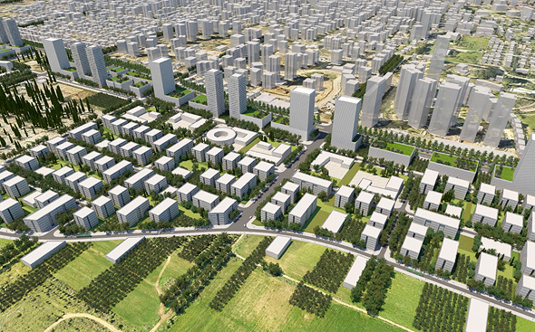 תוכנית מזרח רחובות. בתכנון הפרויקט הוקפד על יצירת המשכיות למרקם הקיים תוכנית מזרח רחובות. בתכנון הפרויקט הוקפד על יצירת המשכיות למרקם הקיים