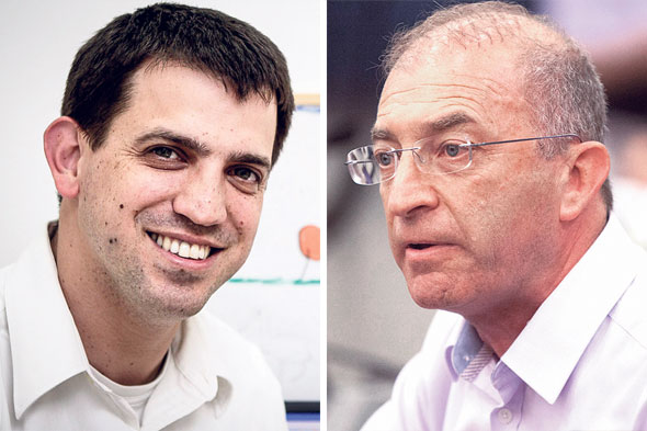 מימין: מנכ"ל ביטוח לאומי מאיר שפיגלר והממונה על התקציבים שאול מרידור מימין: מנכ"ל ביטוח לאומי מאיר שפיגלר והממונה על התקציבים שאול מרידור