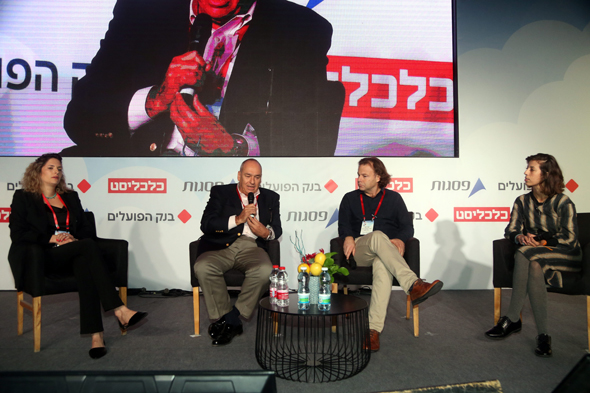 מימין: המנחה רחלי בינדמן, יוסי דורי, הראל בית-און וגת מגידו, צילום: יריב כץ