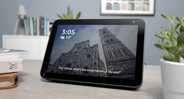 רמקול חכם עם מסך. Echo Show 8 של אמזון רמקול חכם עם מסך. Echo Show 8 של אמזון
