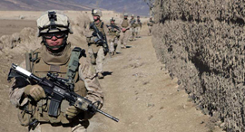 American soldiers in Afghanistan. Photo: Bloomberg
