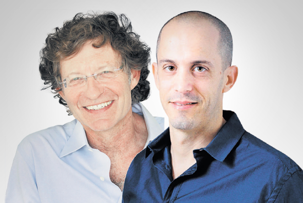 מימין: היזמים מיקי בודאי ואביגדור וילנץ מימין: היזמים מיקי בודאי ואביגדור וילנץ