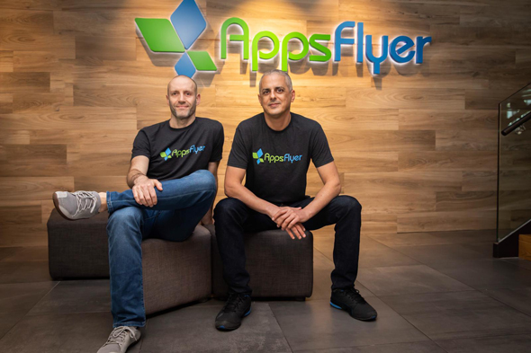 AppsFlyer Co-Founders Reshef Mann (left) and Oren Kaniel. Photo: AppsFlyer