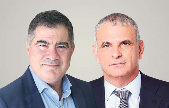 שר האוצר משה כחלון ונשיא בוני הארץ ראול סרוגו. חסמי הבנייה טרם טופלו שר האוצר משה כחלון ונשיא בוני הארץ ראול סרוגו. חסמי הבנייה טרם טופלו