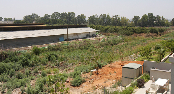 השטח עליו יוקם המרלו"ג ביד חנה השטח עליו יוקם המרלו"ג ביד חנה