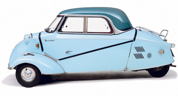 KR200 של מסרשמיט מ־1959. התערוכה סוקרת כגם את הנזקים של תעשיית הרכב KR200 של מסרשמיט מ־1959. התערוכה סוקרת כגם את הנזקים של תעשיית הרכב