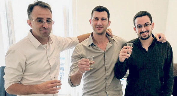 SuperQuery's co-founders Avi Zloof (left), Ido Volff, and Mor Zloof. Photo: Ido Vollf