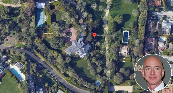 ג'ף בזוס קנה אחוזה אחוזת וורנר לוס אנג'לס , צילום: google