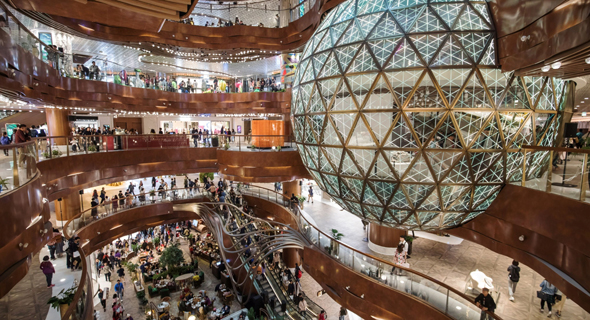 מרכז קניות בהונג קונג