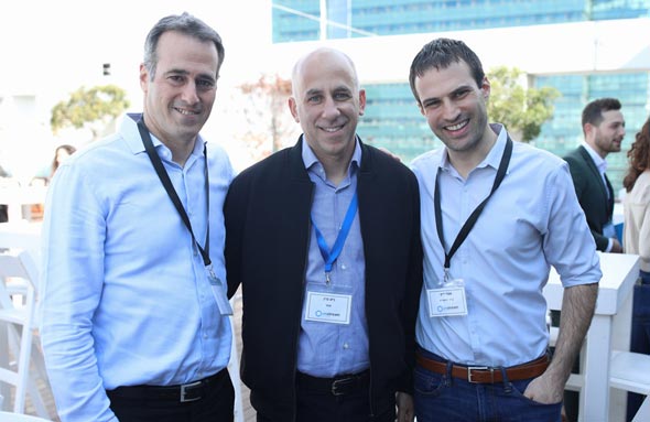 אסף וייס מנכ"ל יוניסטרים' גיא פרג יו"ר אספן גרופ ודורון אברבוך מנכ"ל סוויס אסף וייס מנכ"ל יוניסטרים' גיא פרג יו"ר אספן גרופ ודורון אברבוך מנכ"ל סוויס