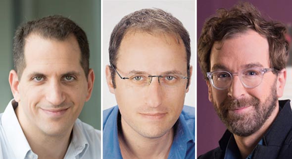מימין: ד"ר קרסטן קלר ירון ולר ודניאל שנער מימין: ד"ר קרסטן קלר ירון ולר ודניאל שנער