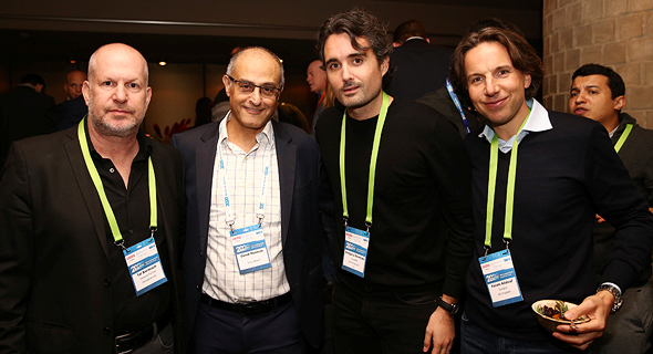 מימין ירון אלאלוף, גרגורי  דוורפה, דוד מימון וטל בר נוח, צילום: אוראל כהן