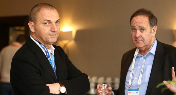 מימין קובי אופק ואיציק דיין, צילום: אוראל כהן