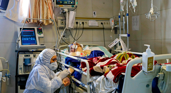 בית חולים באיראן, צילום: AFP