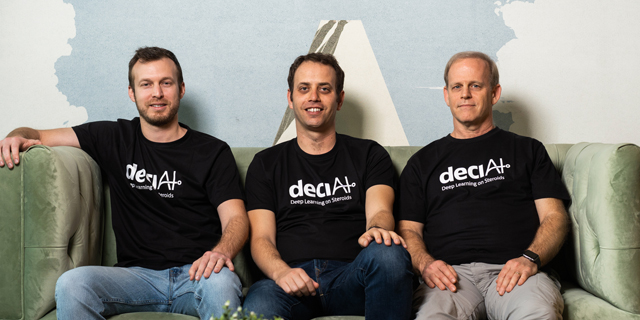 Deci co-founders Jonathan Elial, Yonatan Geifman, and Ran El-Yaniv. Photo: Deci