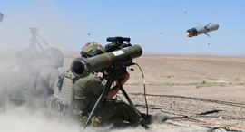 A Rafael-made Spike anti-tank missile. Photo: Rafael