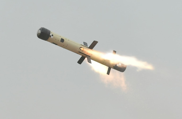 A Rafael-made Spike anti-tank missile. Photo: Rafael