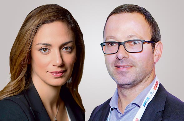 מימין ריצ'י האנטר בעלי קרן גרין לאנטרן והילה חמי מנכ"לית דיסקונט קפיטל מימין ריצ'י האנטר בעלי קרן גרין לאנטרן והילה חמי מנכ"לית דיסקונט קפיטל