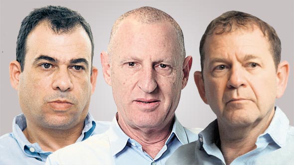 מימין: אורי סירקיס, ליאור רביב ורונן קרסו מימין: אורי סירקיס, ליאור רביב ורונן קרסו