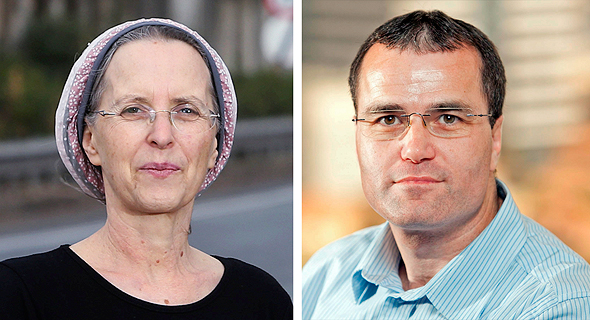 מימין: יו"ר איגוד האינטרנט, ארז צור בעבר דירקטור באינפיבונד. ופרופ' שרית קראוס מימין: יו"ר איגוד האינטרנט, ארז צור בעבר דירקטור באינפיבונד. ופרופ' שרית קראוס