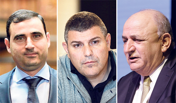מימין: יצחק תשובה, טדי שגיא ואמיר דיין מימין: יצחק תשובה, טדי שגיא ואמיר דיין