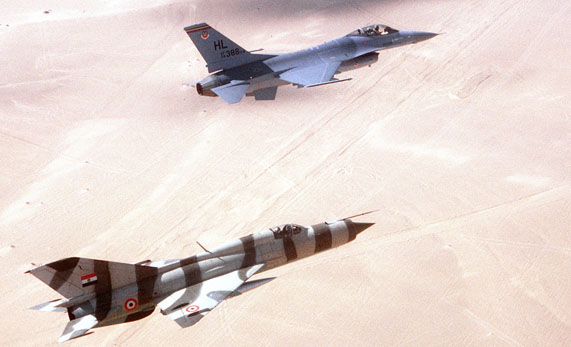 מיג 21 ו-F16 מיג 21 ו-F16