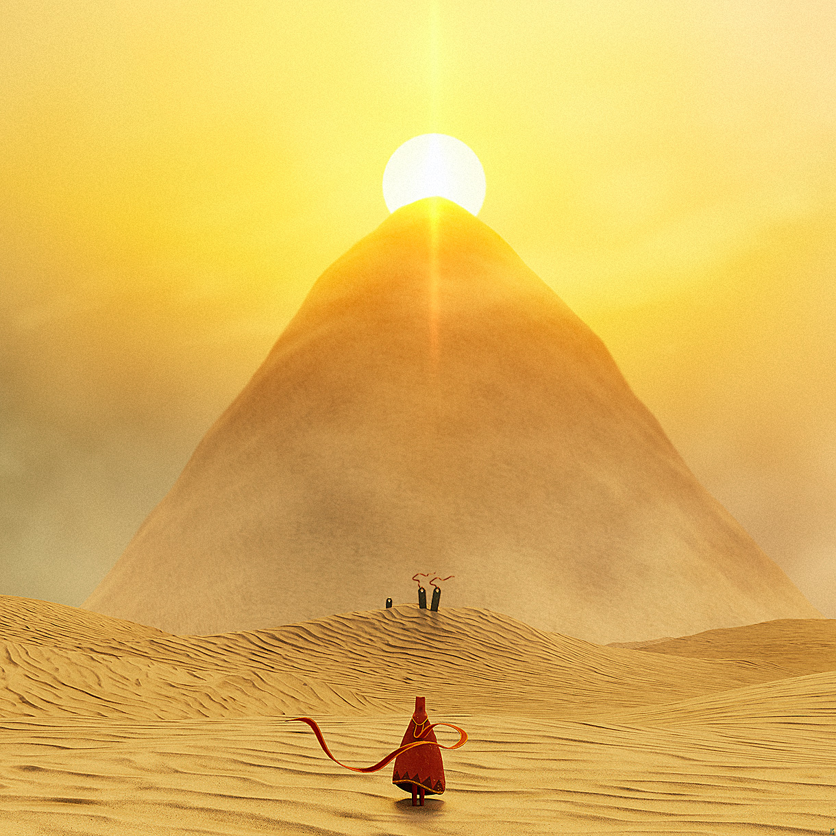 Mean journey. Джорни игра. Джорни путешествие игра. Journey (игра, 2012). Пустыня арт.