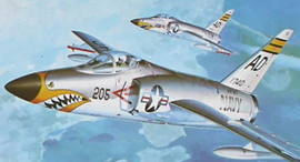 הקברניט טייגר מטוס קרב שנות ה חמישים, צילום: hasegawa