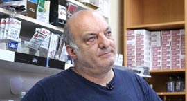 חיים סרדם פיצוציית המקום של שי אשקלון, צילום: דור מנואל