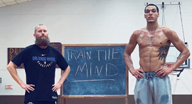 Sports psychologist Graham Betchart (left) stands beside NBA player and client Aaron Gordon. Photo: Universal Pictures International Switzerland Sports psychologist Graham Betchart (left) stands beside NBA player and client Aaron Gordon. Photo: Universal Pictures International Switzerland