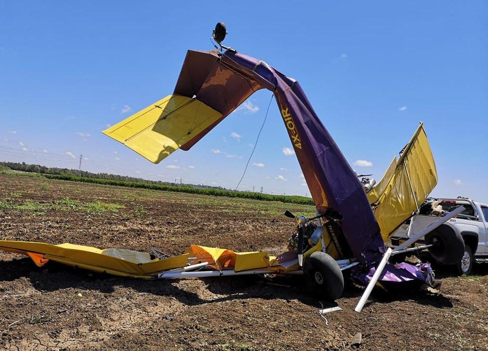 המטוס אחרי ההתרסקות המטוס אחרי ההתרסקות