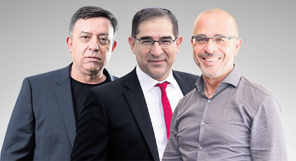 מימין מנכ”ל פרטנר איציק בנבנישתי מנכ”ל משרד התקשורת נתי כהן ומנכ”ל סלקום אבי גבאי מימין מנכ”ל פרטנר איציק בנבנישתי מנכ”ל משרד התקשורת נתי כהן ומנכ”ל סלקום אבי גבאי