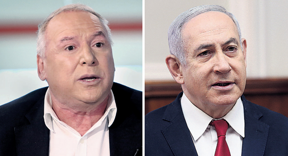 מימין ראש הממשלה בנימין נתניהו והשר דוד אמסלם מימין ראש הממשלה בנימין נתניהו והשר דוד אמסלם