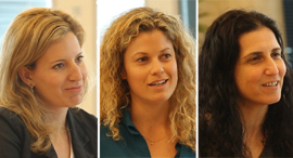  מימין לילית האגמאייר עדינה אקשטיין   רננה שמרוט, צילום: ב אוראל כהן, טל אזולאי