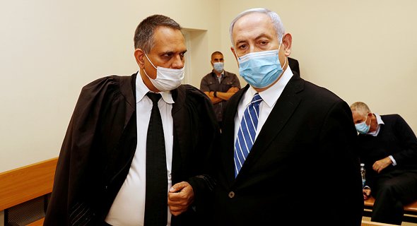 נתניהו ועורך דינו מיכה פטמן נתניהו ועורך דינו מיכה פטמן