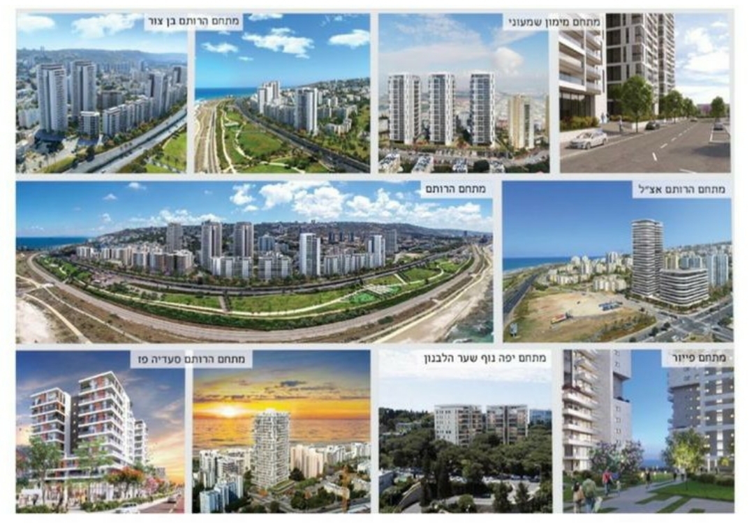 פרויקטים של נקסט אורבן בחיפה. למעלה מ-8,500 יחידות דיור ב-14 מתחמים פרויקטים של נקסט אורבן בחיפה. למעלה מ-8,500 יחידות דיור ב-14 מתחמים