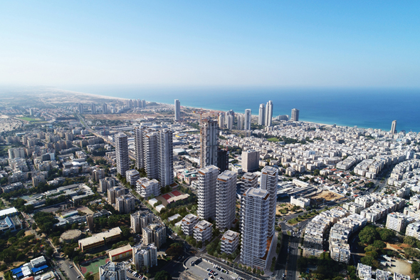 הדמיית פרויקט הרב לוי ניסבאום בת ים הדמיית פרויקט הרב לוי ניסבאום בת ים