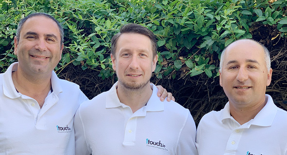 1Touch co-founders Zak Rubinstein (left), Dimitry Shevchenko, Itzhak Assaraf 1Touch co-founders Zak Rubinstein (left), Dimitry Shevchenko, Itzhak Assaraf