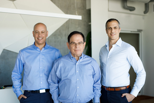 From left to right: Barak Salomon, Yoram Oron, Yaniv Stern